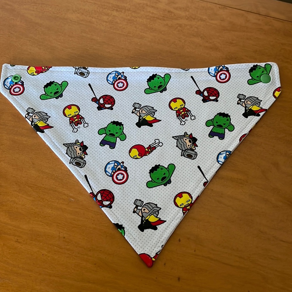 Avengers baby bandana bib